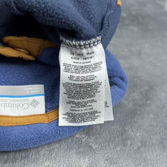 Columbia Womens Foster Creek Blue Fleece T-Snap Pullover Size XS Style XL0359 - Picture 6 of 8